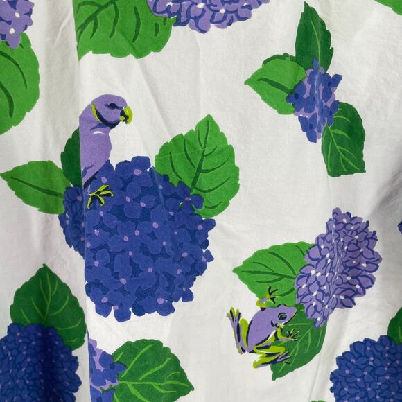 Anthropologie Printfresh Hydrangea Hideaway Pajama Set Cotton Sleepwear Size 1X - Picture 10 of 12